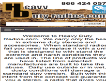Tablet Screenshot of heavydutyradios.com